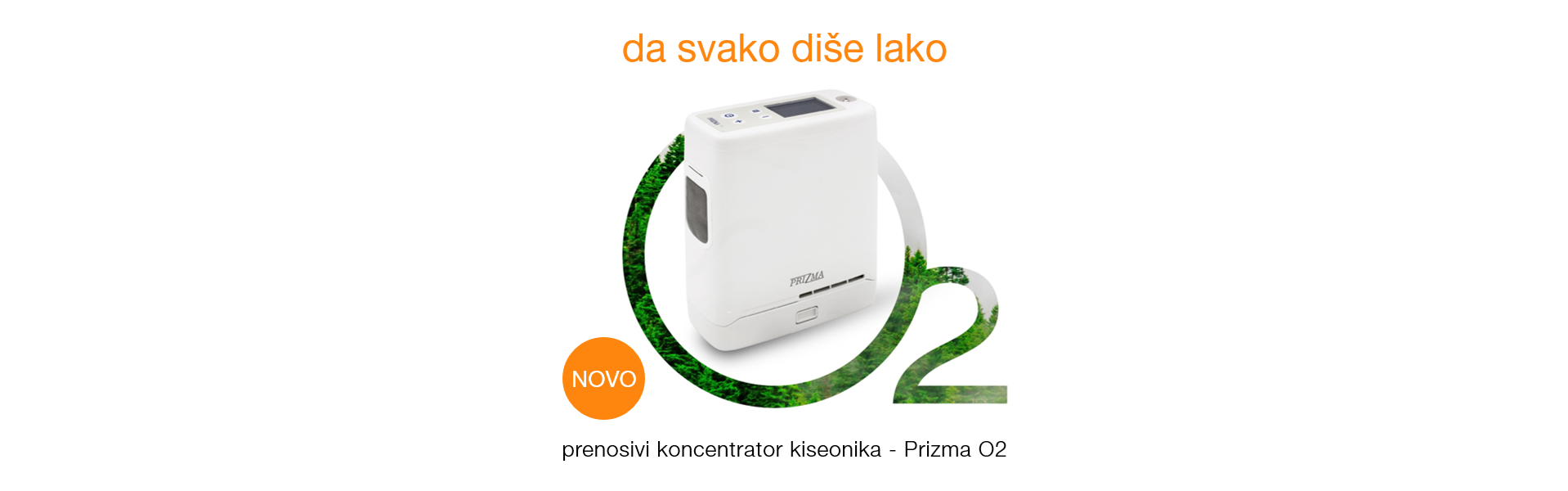 Prenosivi koncentrator kiseonika PRIZMA O2