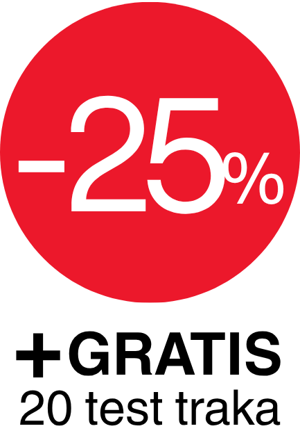 OMRON M4 Connect AFib - sa ispravljačem + GRATIS 20 blister test traka