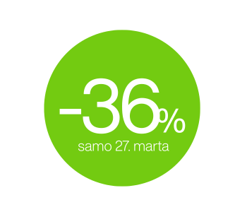 36% popust - SAMO DANAS
