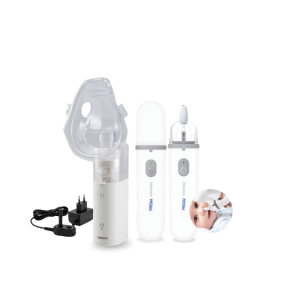 OMRON MicroAIR&trade; U100 Bešumni inhalator sa ispravljačem + PREMIUM nazalni aspirator