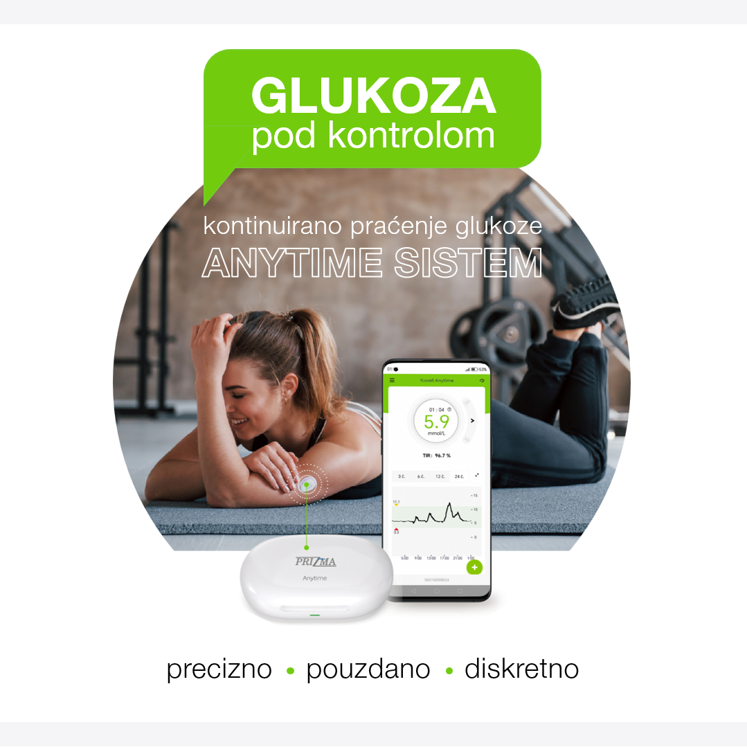 PRIZMA Senzor za kontinuirano praćenje glukoze